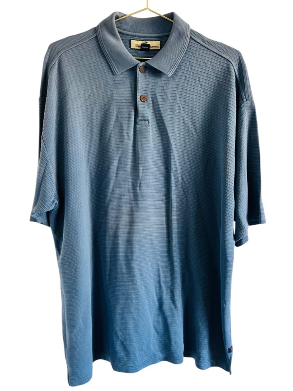 Tommy Bahama Men's Blue Polo Classic Short Sleeve Shirt
